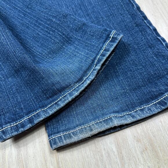 Miss Me Medium Wash Bootcut Jeans Western Cowgirl Stitch Flap Pockets Denim 27 - Picture 16 of 16